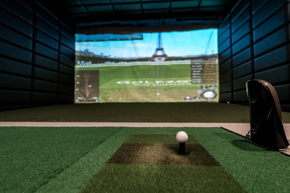 Residential Golf Simulator in Edina
